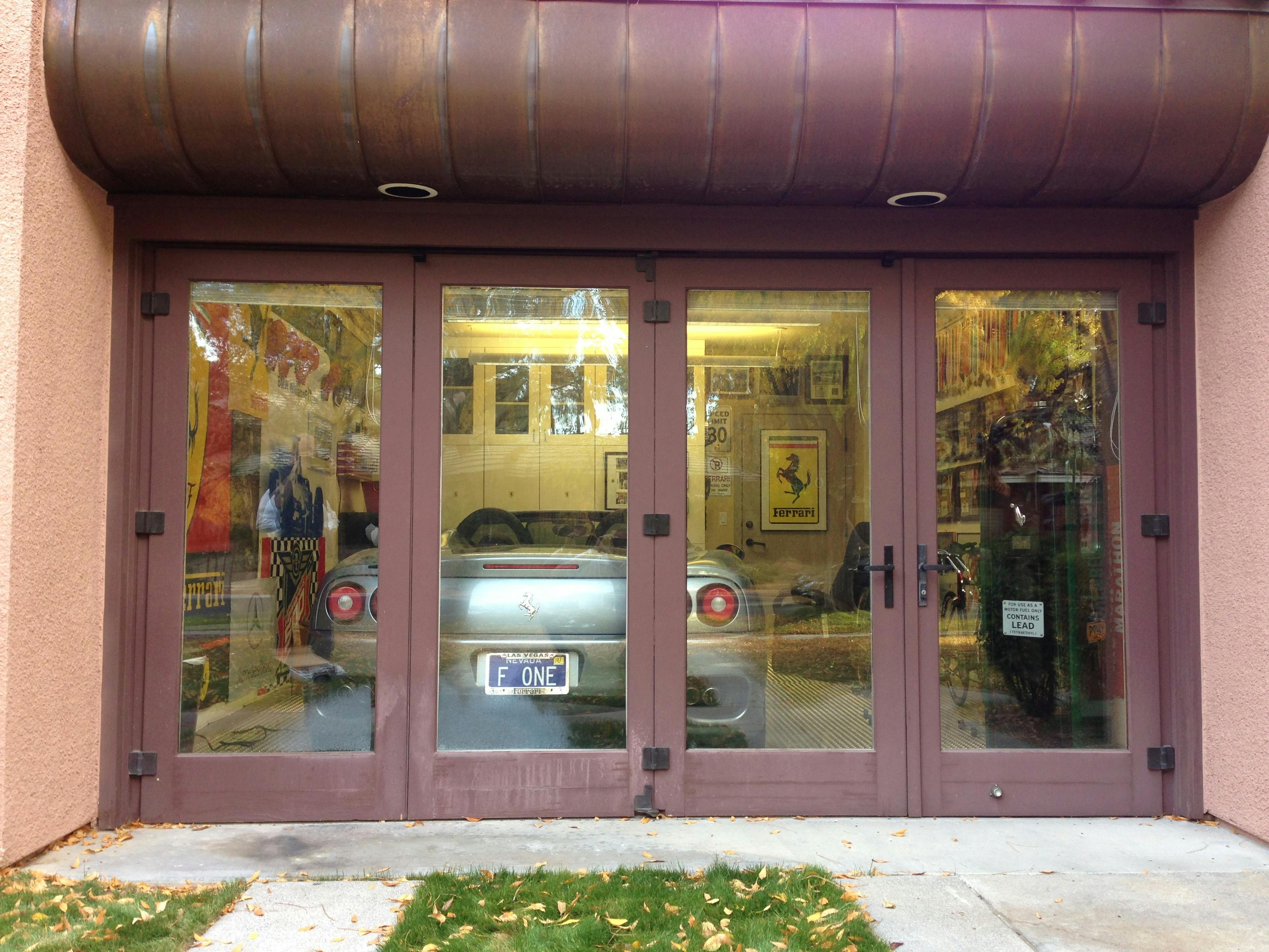 the first wood folding glass wall 