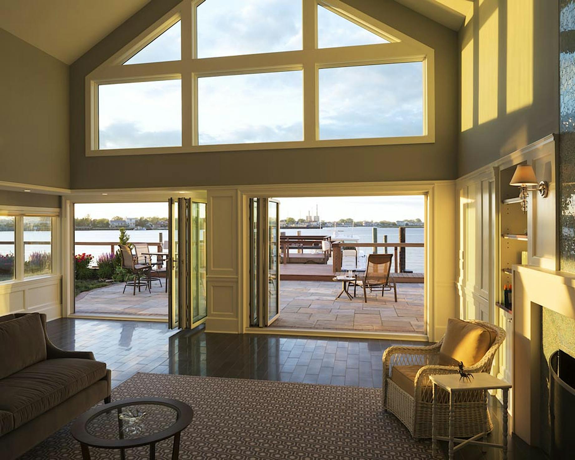 large windows bring the outside in