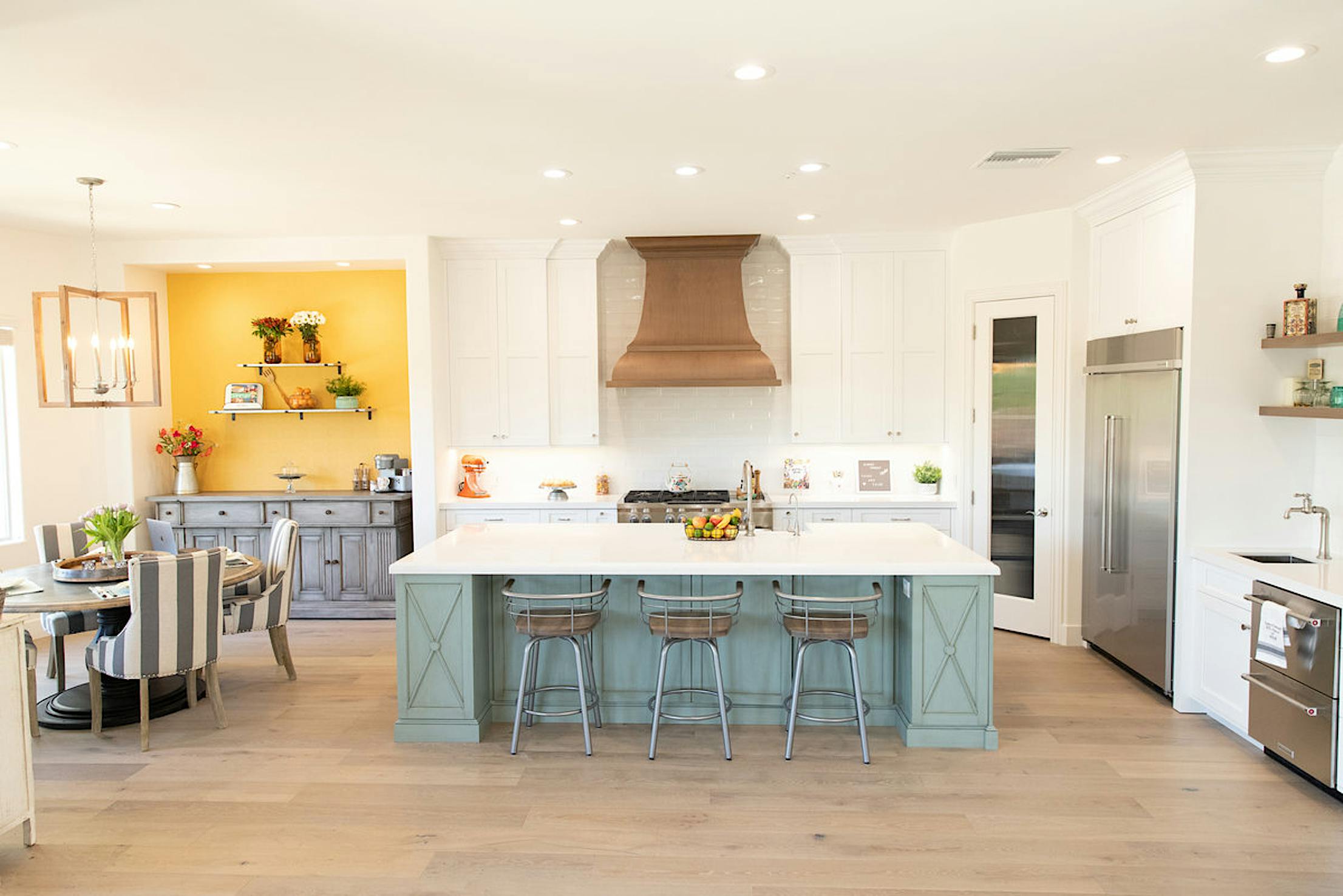 RecipeGirl's new kitchen remodel with folding glass wall