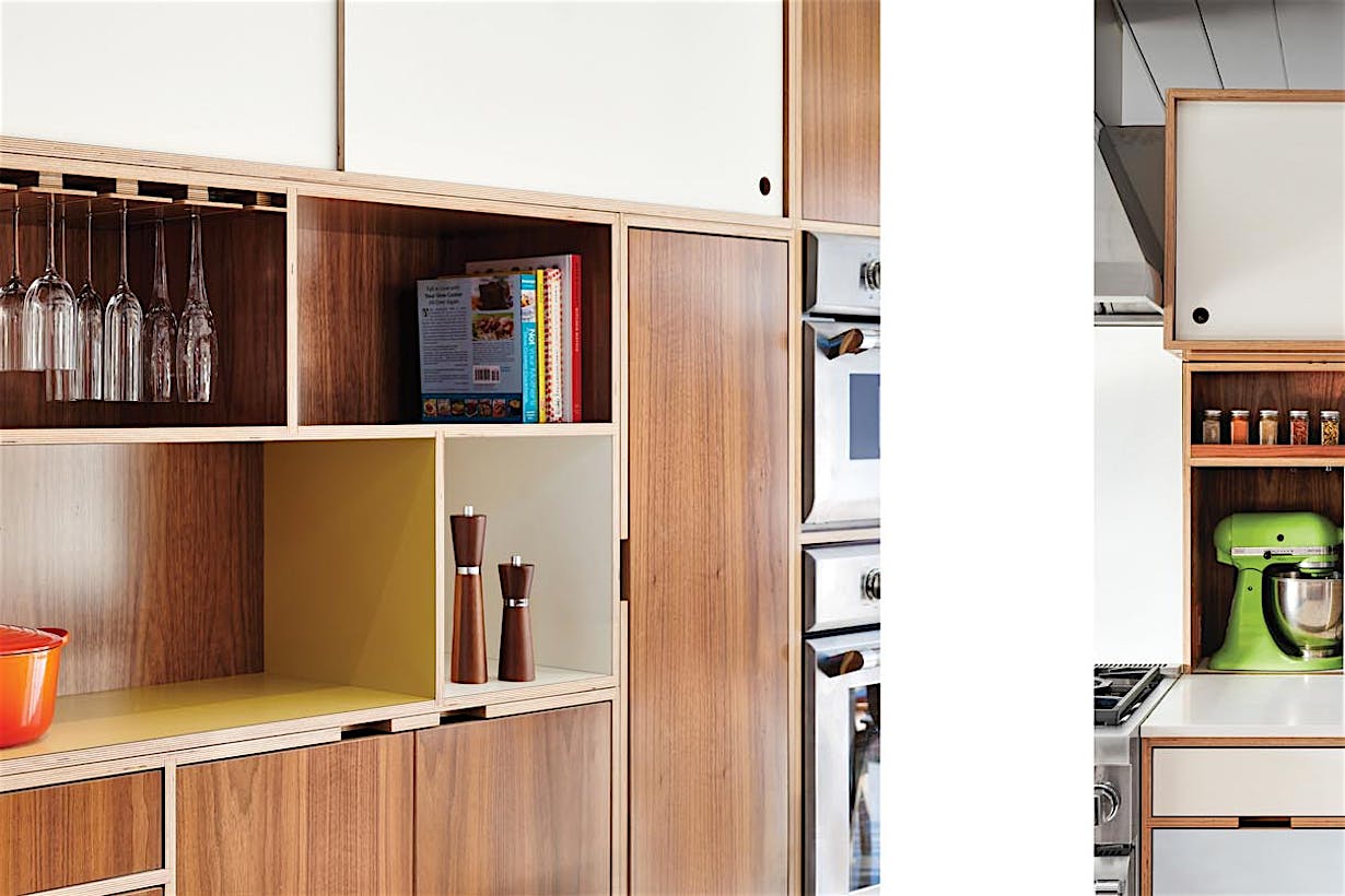 mid-century modern kitchen remodel