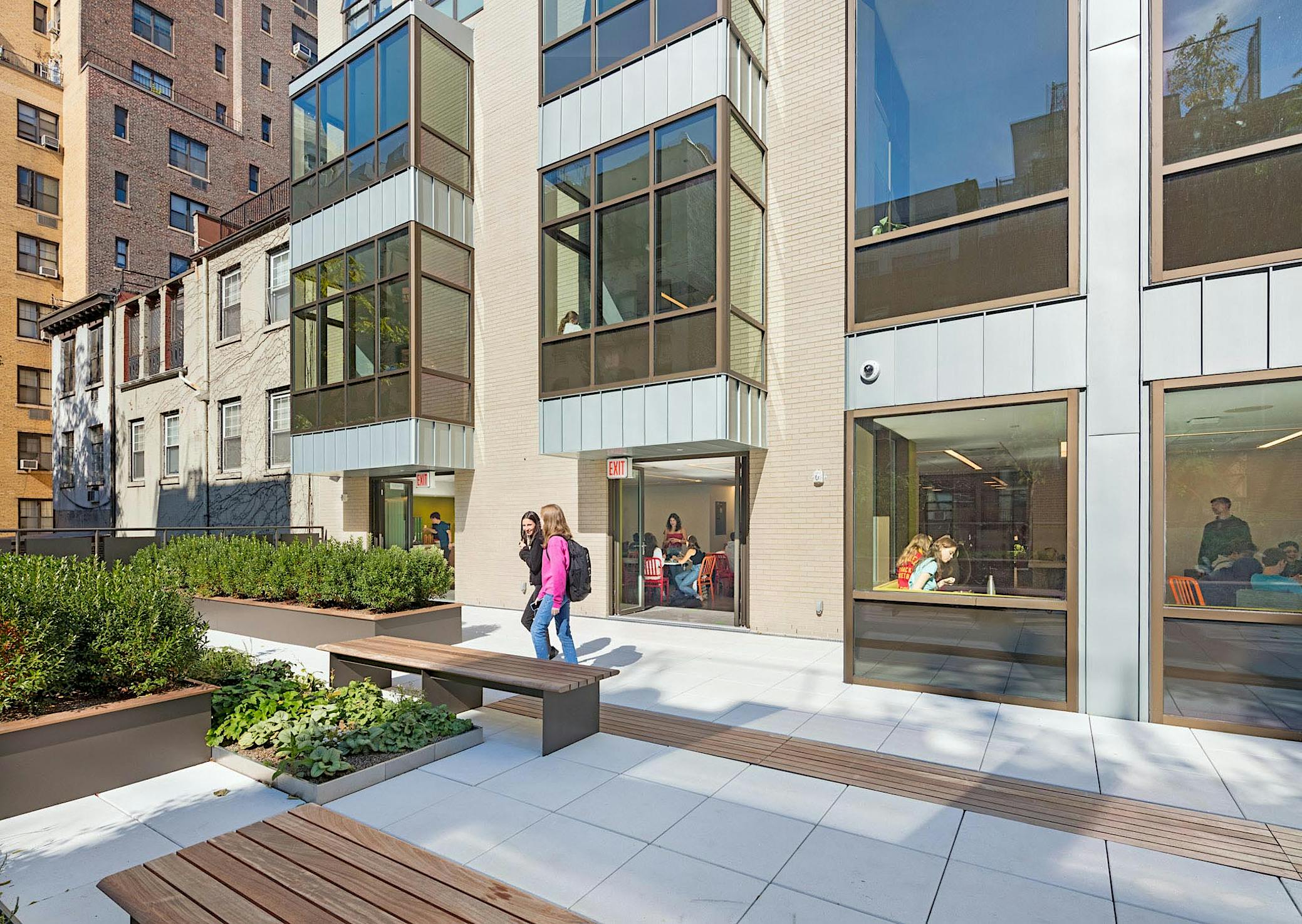 indoor outdoor space in modern school design for health and wellbeing of students