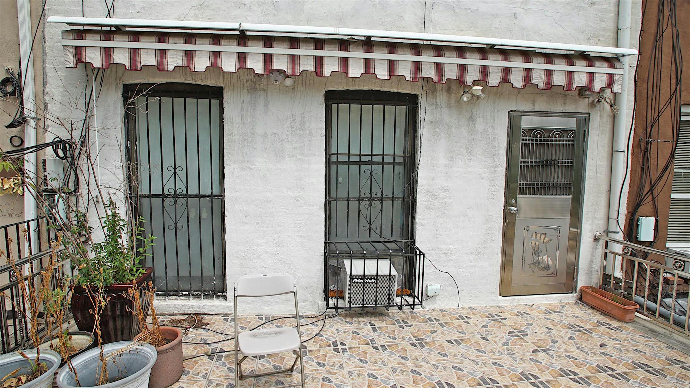 before indoor outdoor living space