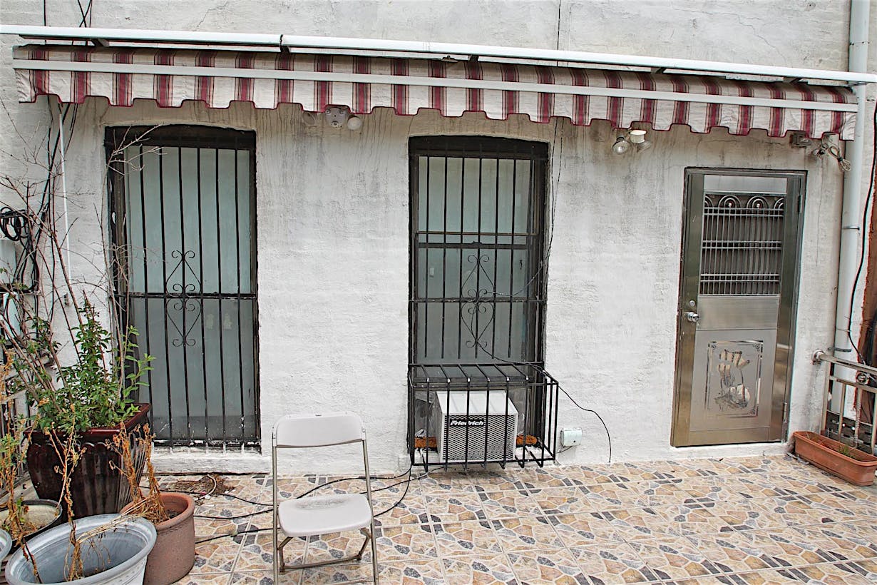 before indoor outdoor living space