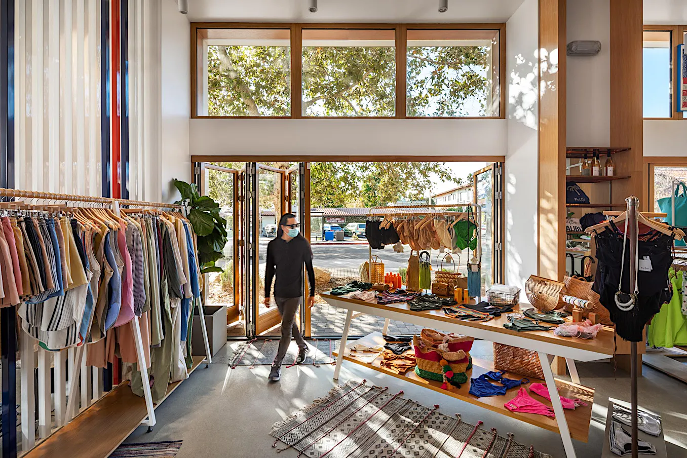 Movable Storefront Moveable Glass Storefront Reflects the Essence of Iconic SoCal Brand ...