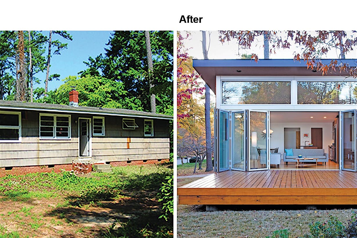 folding patio doors in remodel