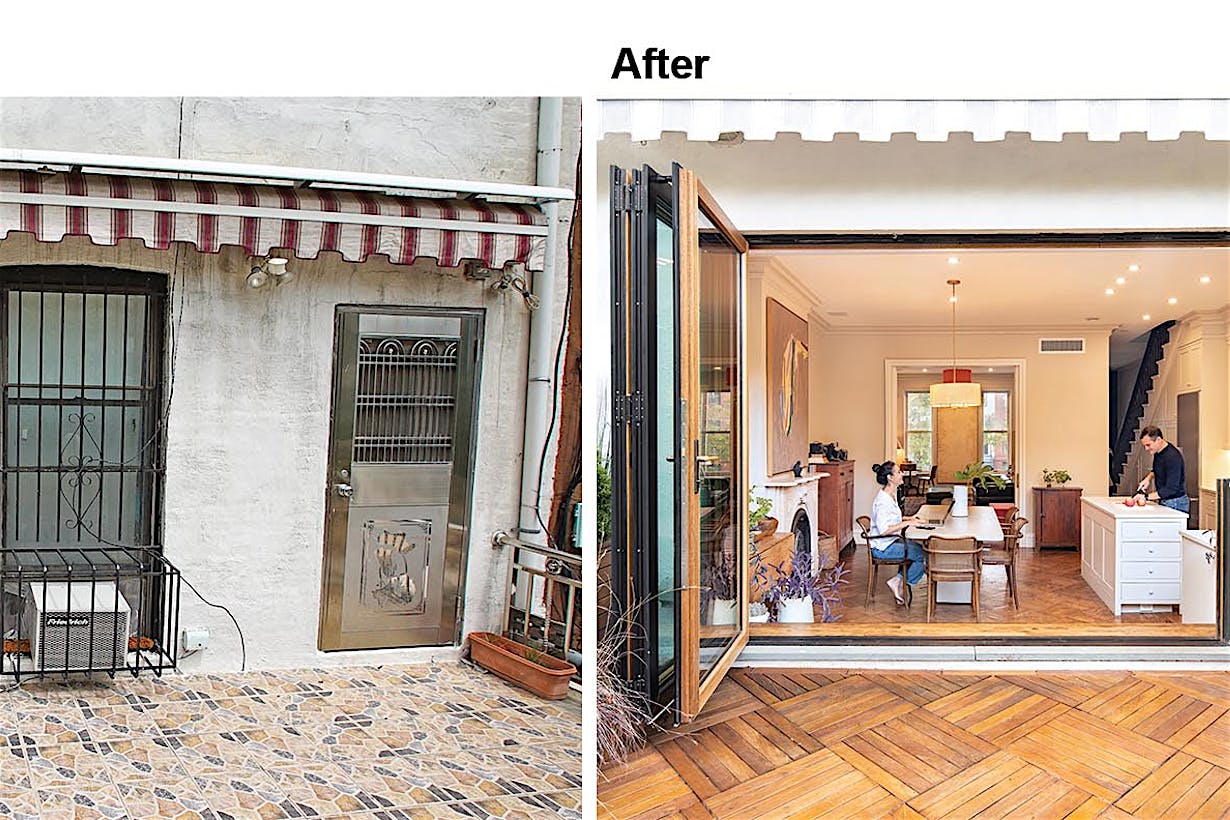 transformations with retractable patio doors