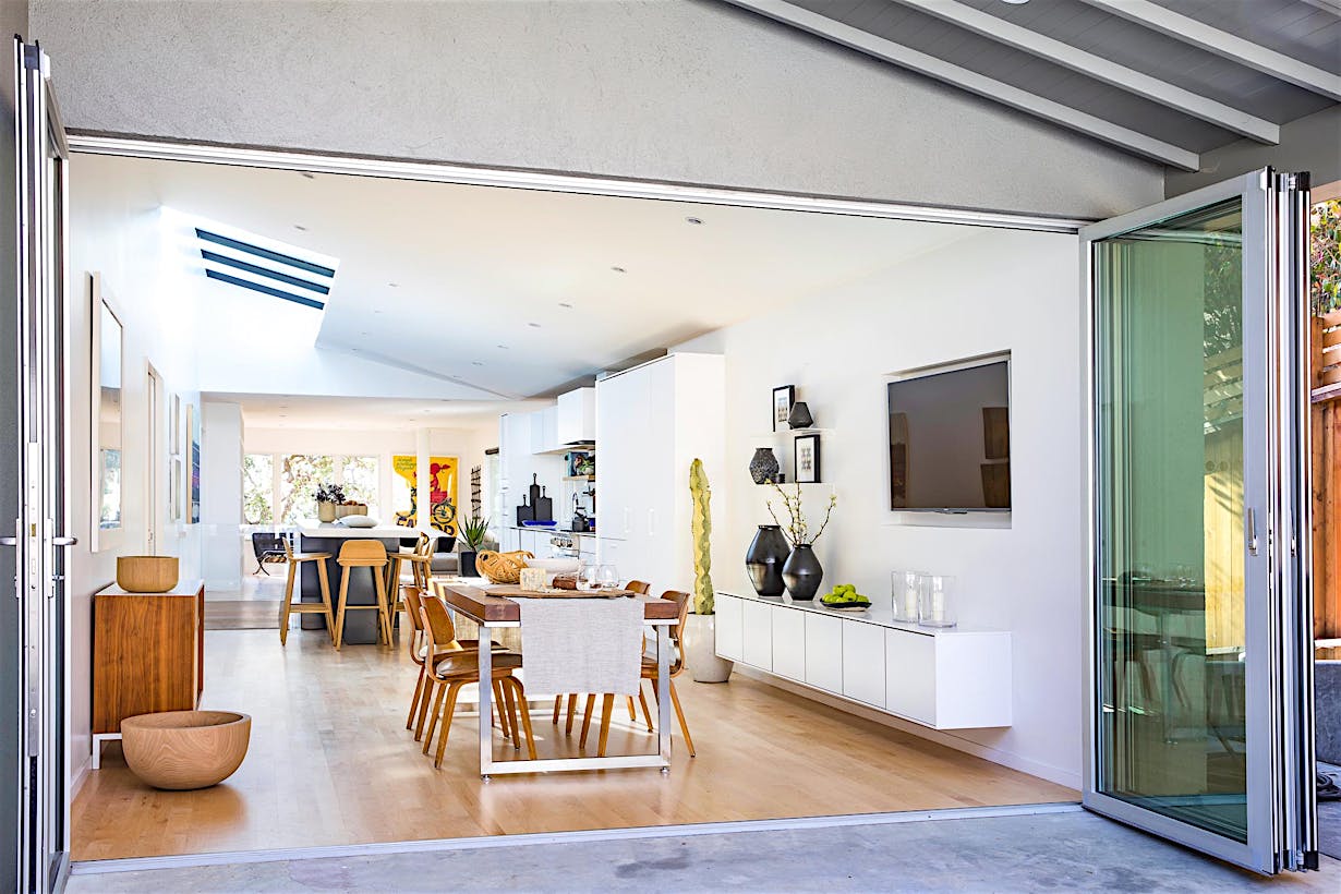 remodel with retractable patio doors