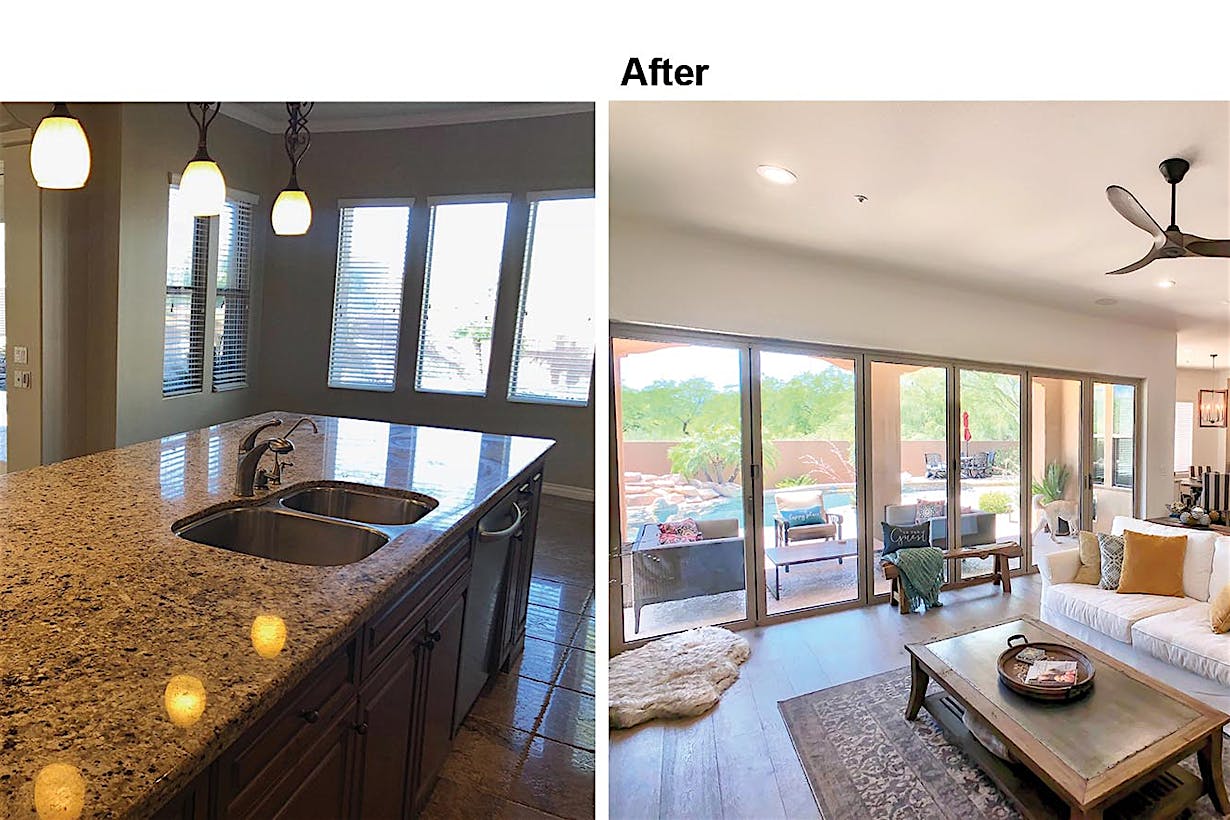 remodel with folding patio doors