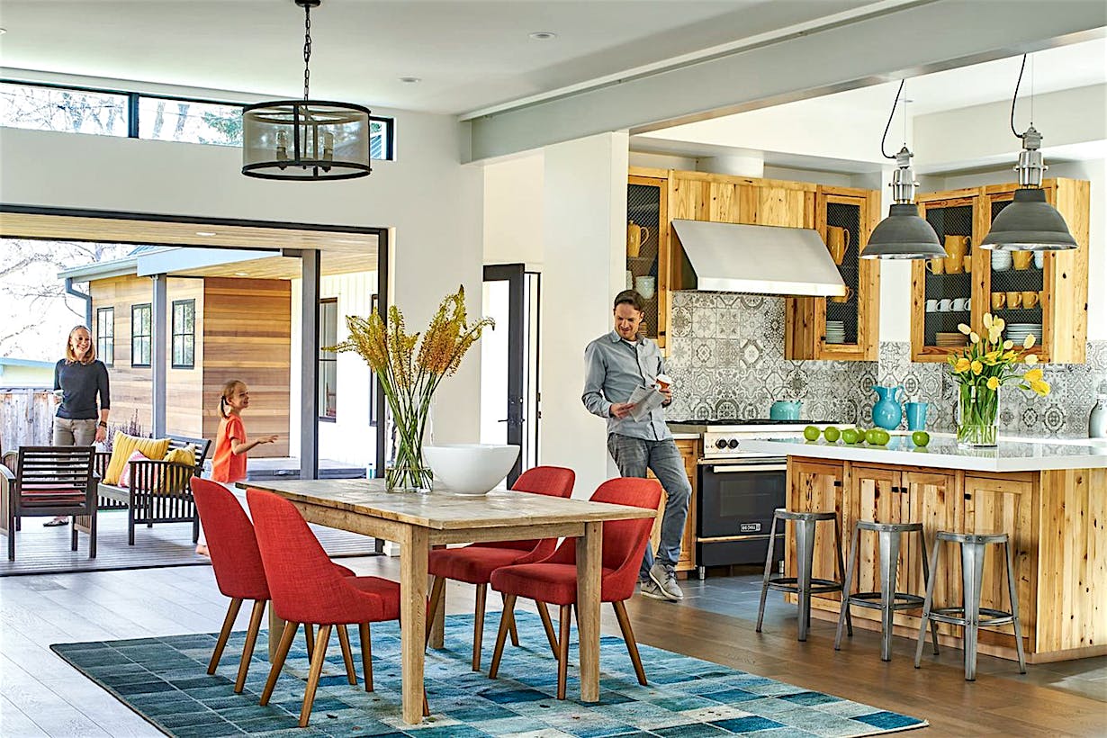 Nana Wall bifold patio doors in Dwell