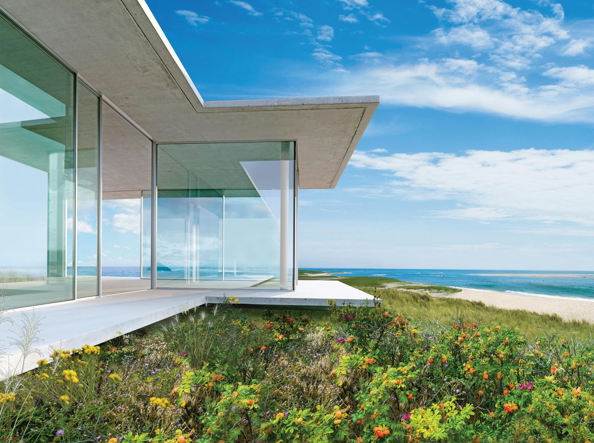 beach houses on the beach