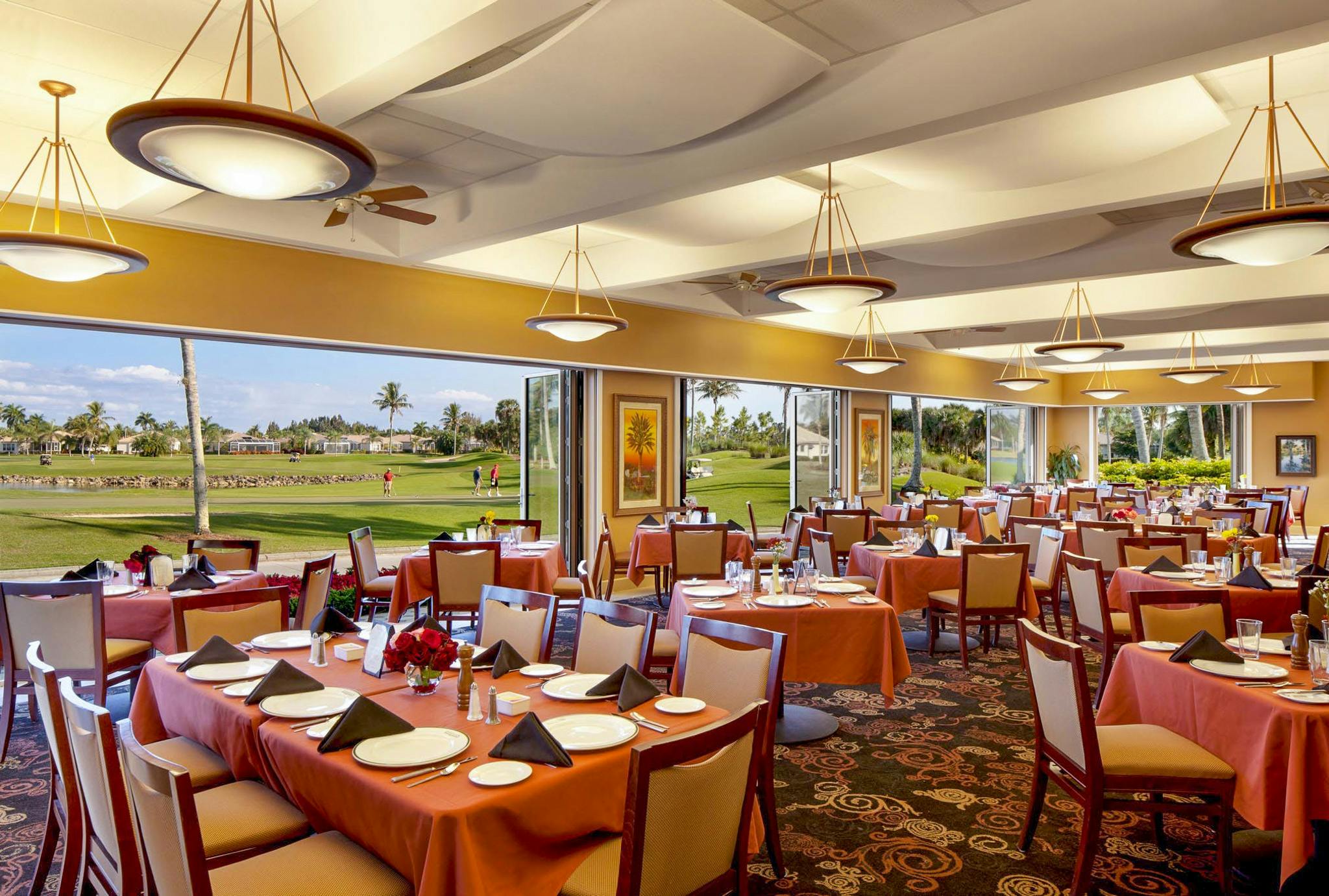 revitalizing country clubs with opening glass walls