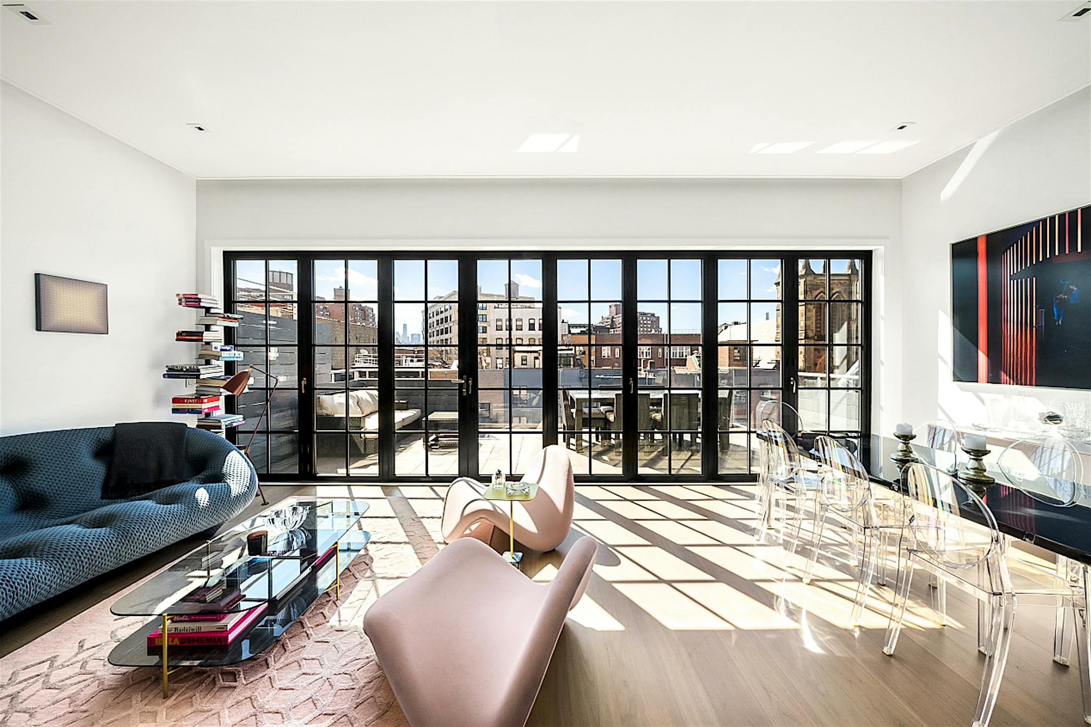 opening glass walls in million dollar listing