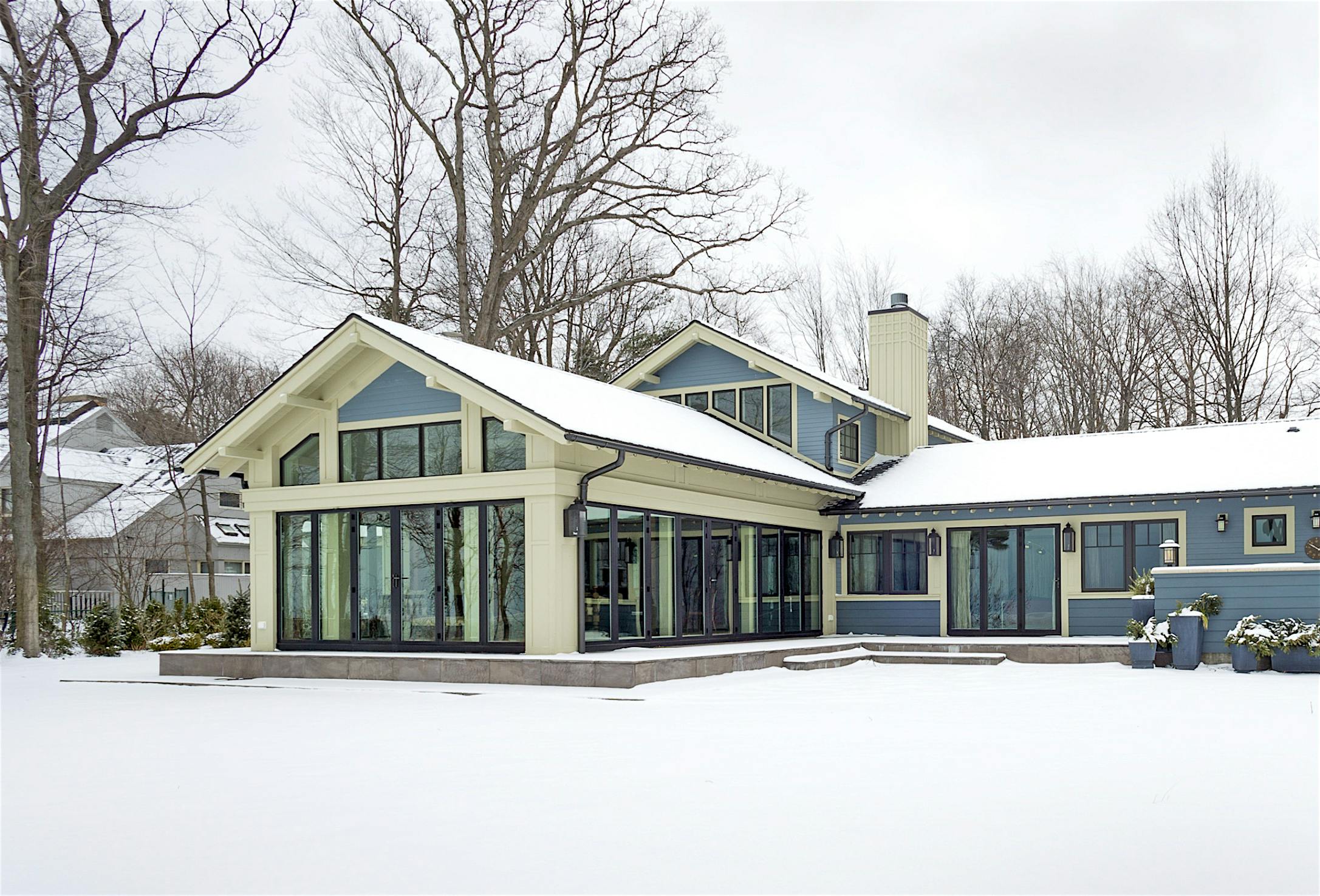 moveable glass doors perform in winter