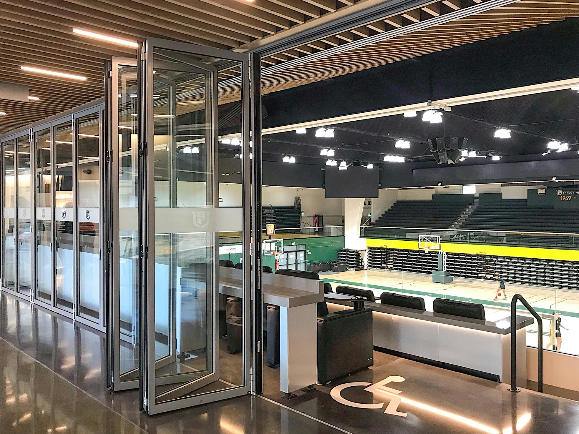 NanaWall acoustic glass wall at USF