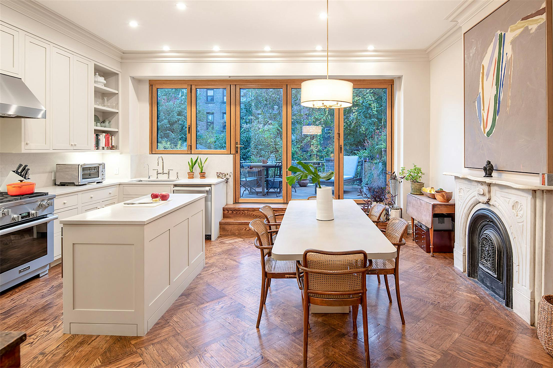 NanaWall window door combination kitchen transition
