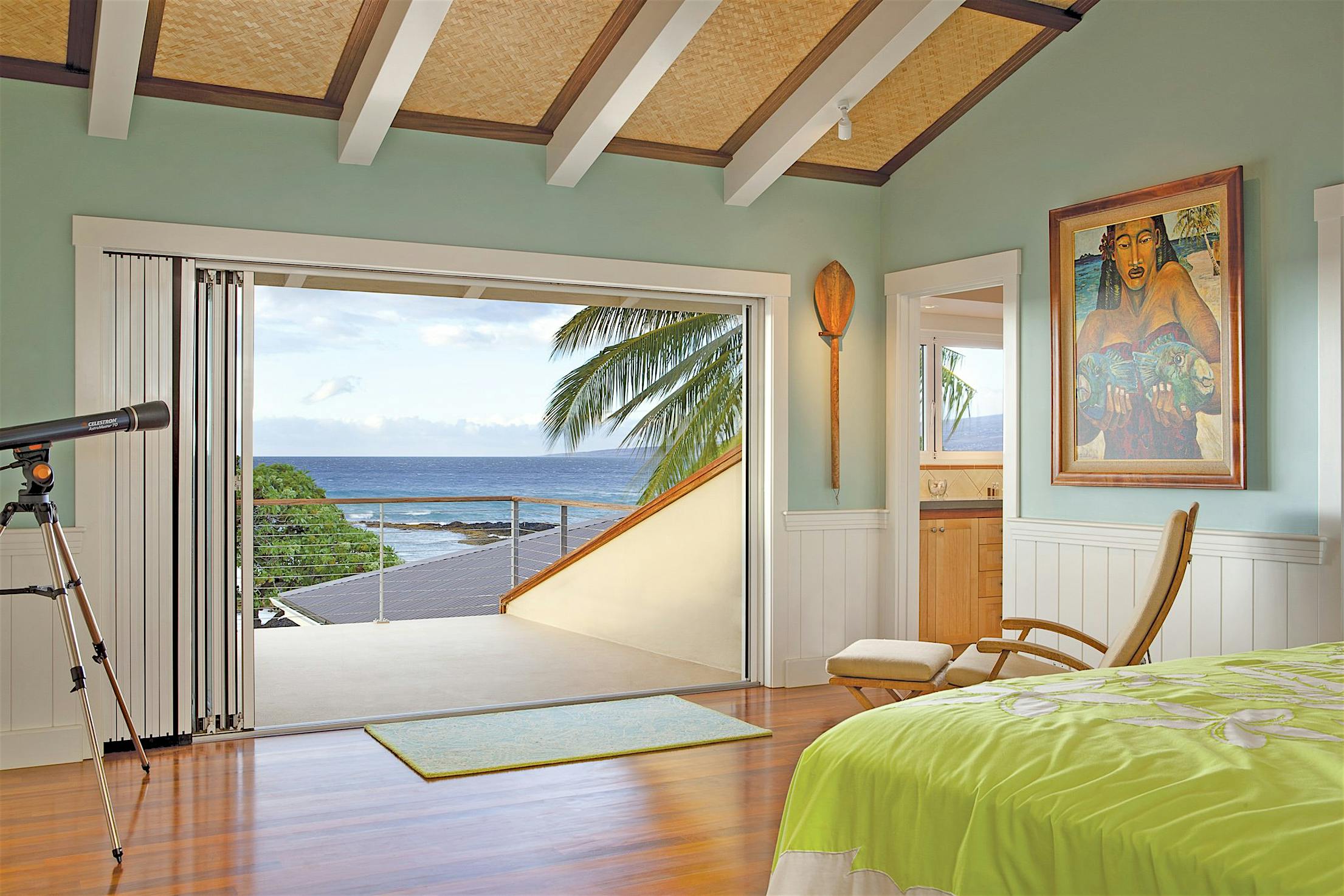 retractable glass walls in guest rooms