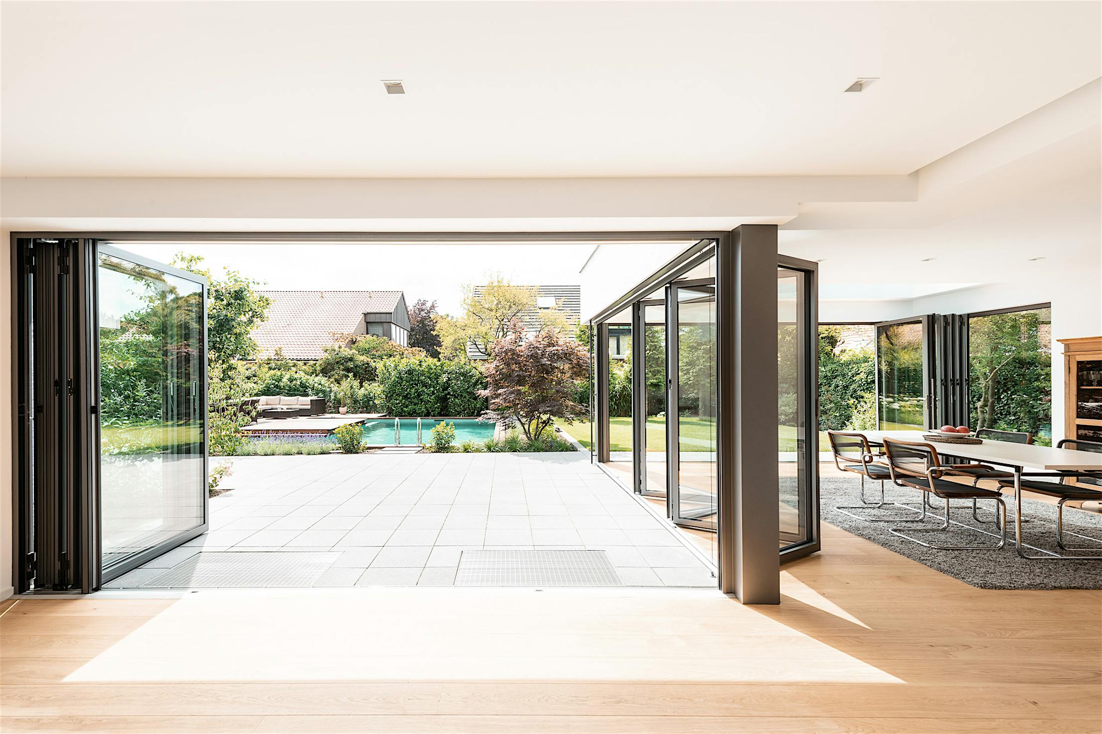 folding glass wall systems by NanaWall