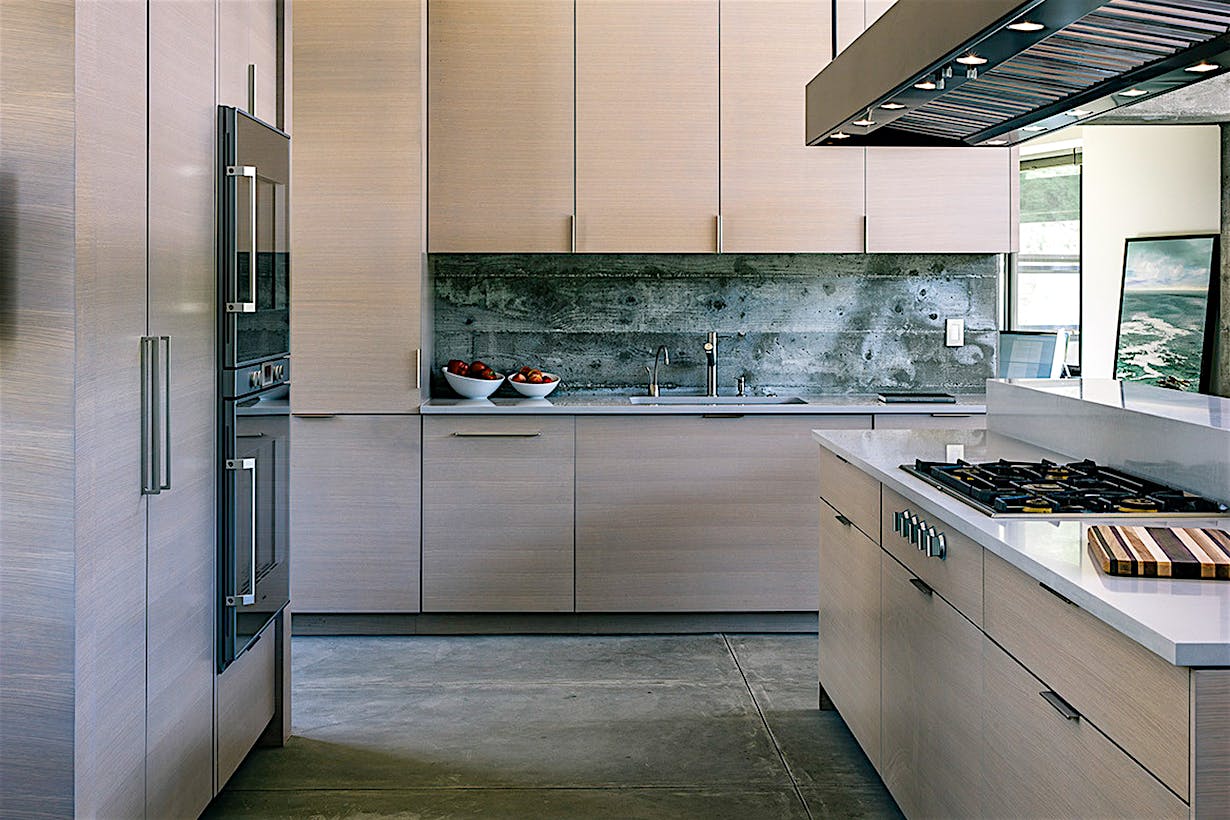 modern kitchen design at Butterfly House