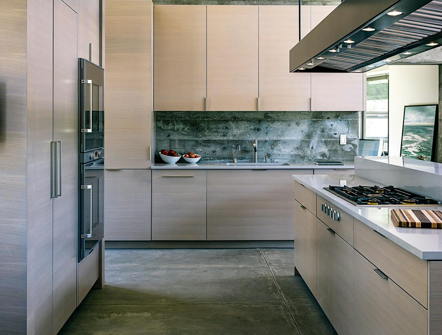 modern kitchen design at Butterfly House