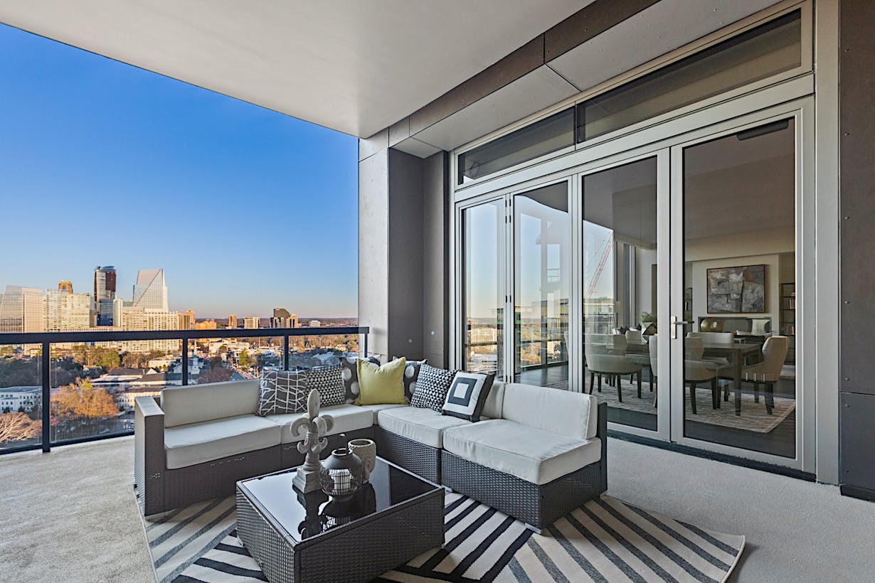 NanaWall folding glass walls in multifamily building