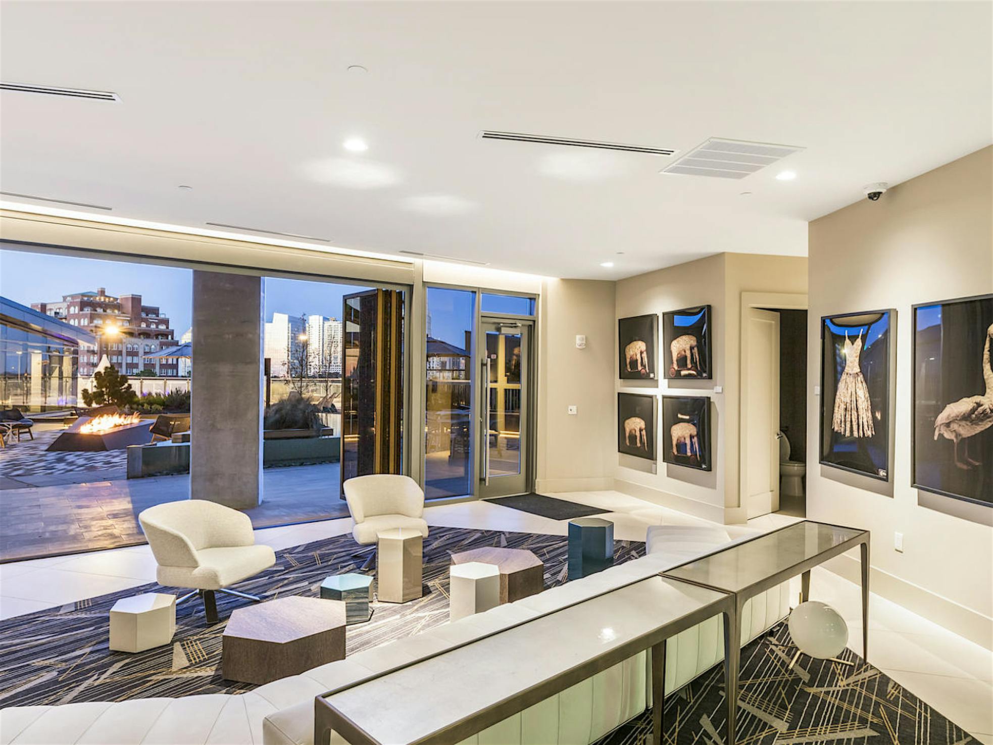 multifamily amenities with NanaWall folding glass walls