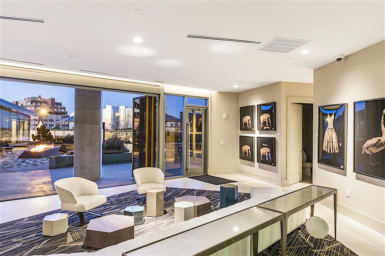 multifamily amenities with NanaWall folding glass walls