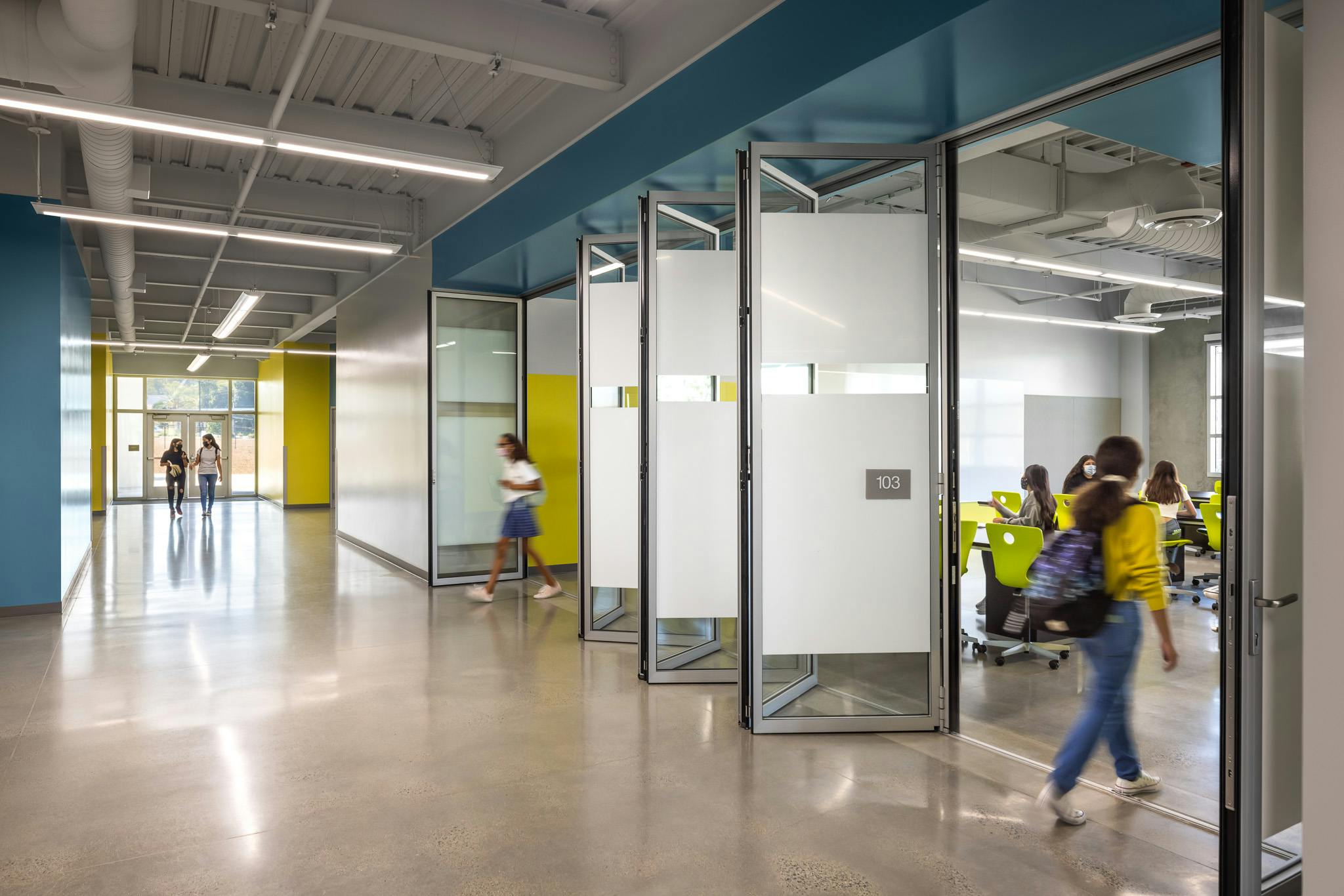 acoustic folding glass walls