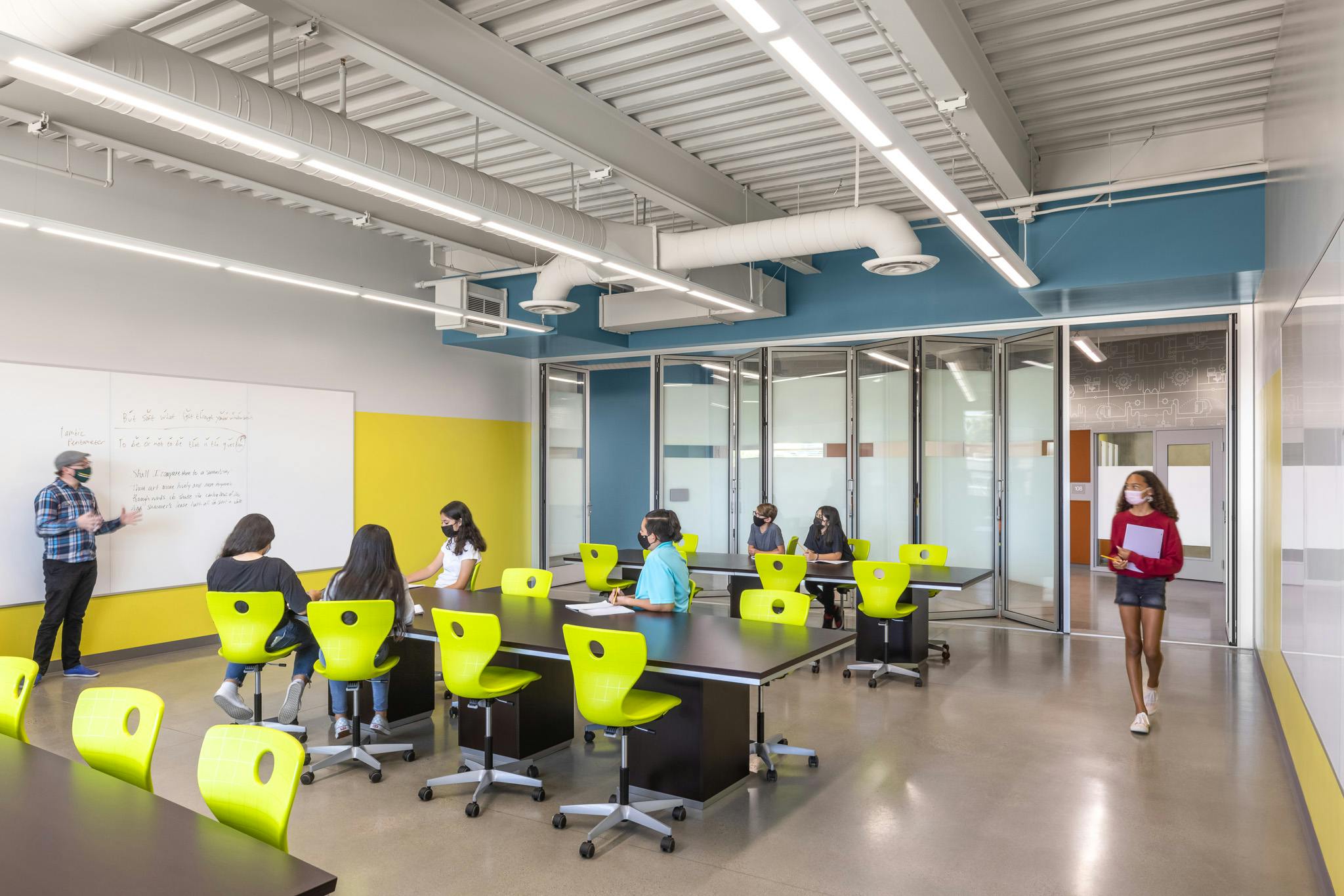 NanaWall sound control solutions for schools