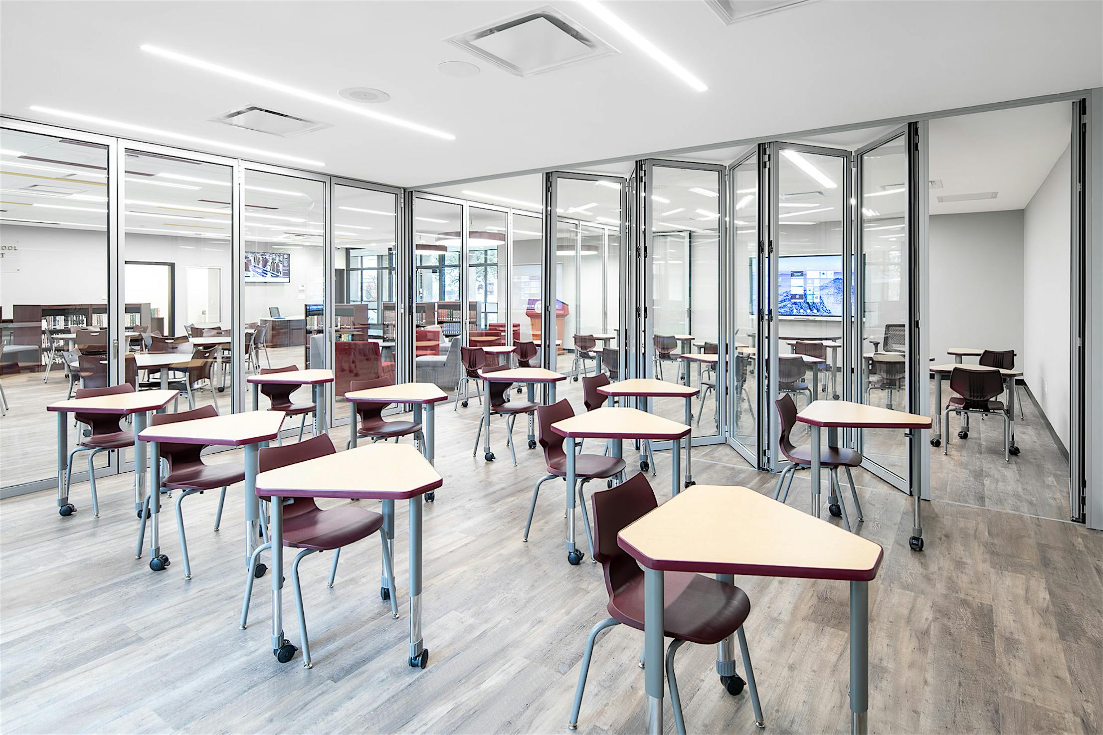 flexible acoustic glass walls