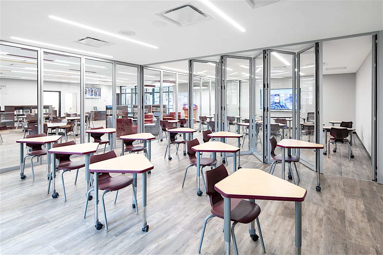 flexible acoustic glass walls