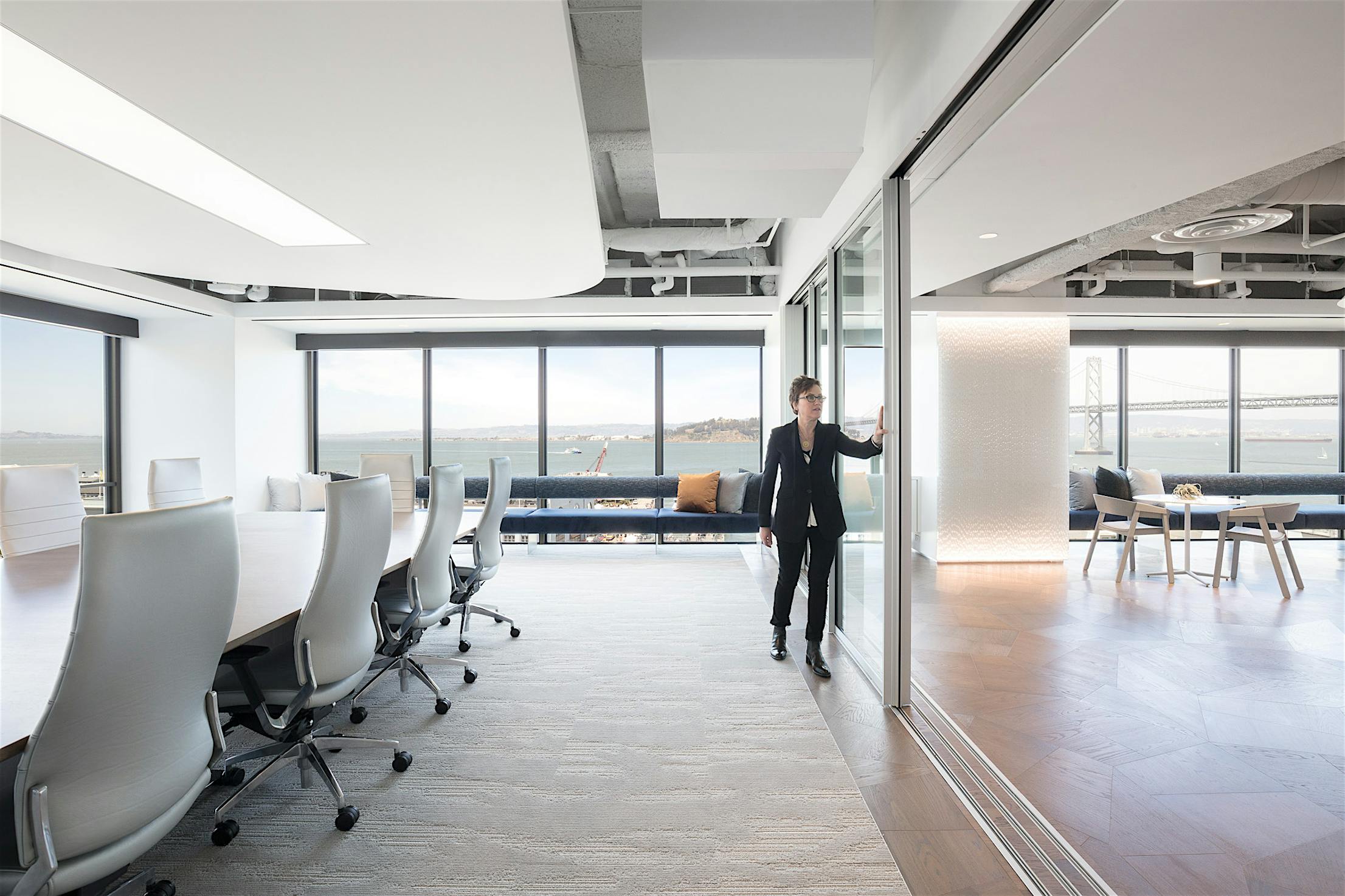 framed sliding glass wall partitions