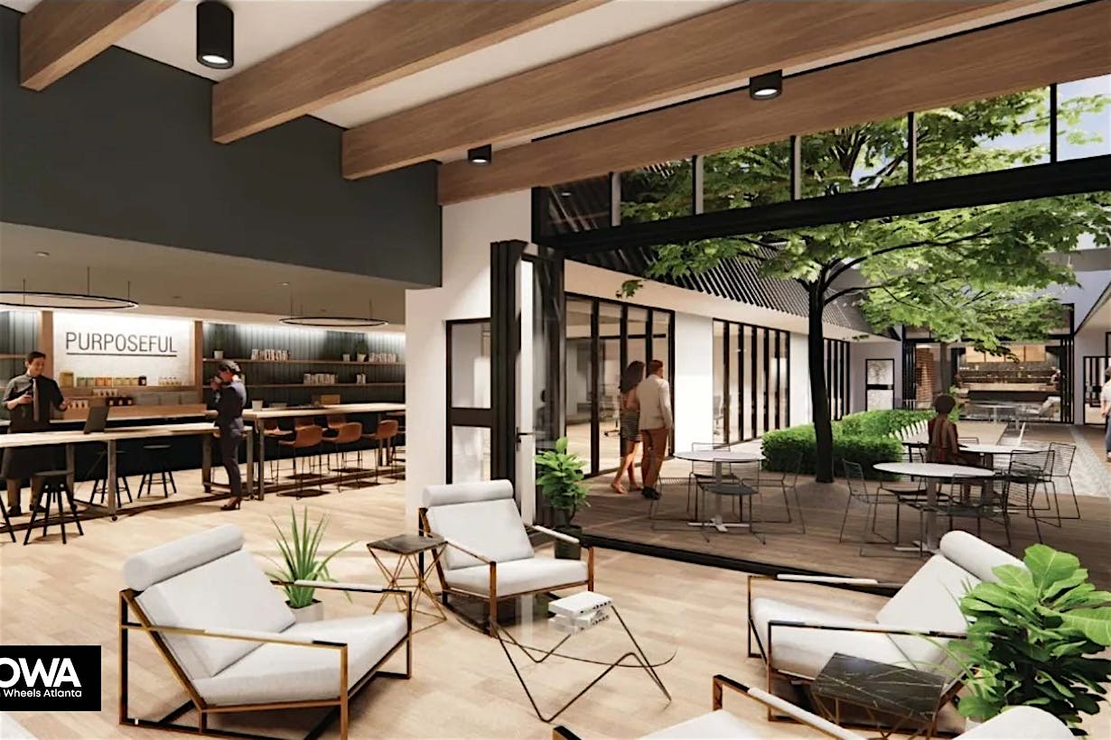 MOWA Meals on Wheels Atlanta folding glass wall concept