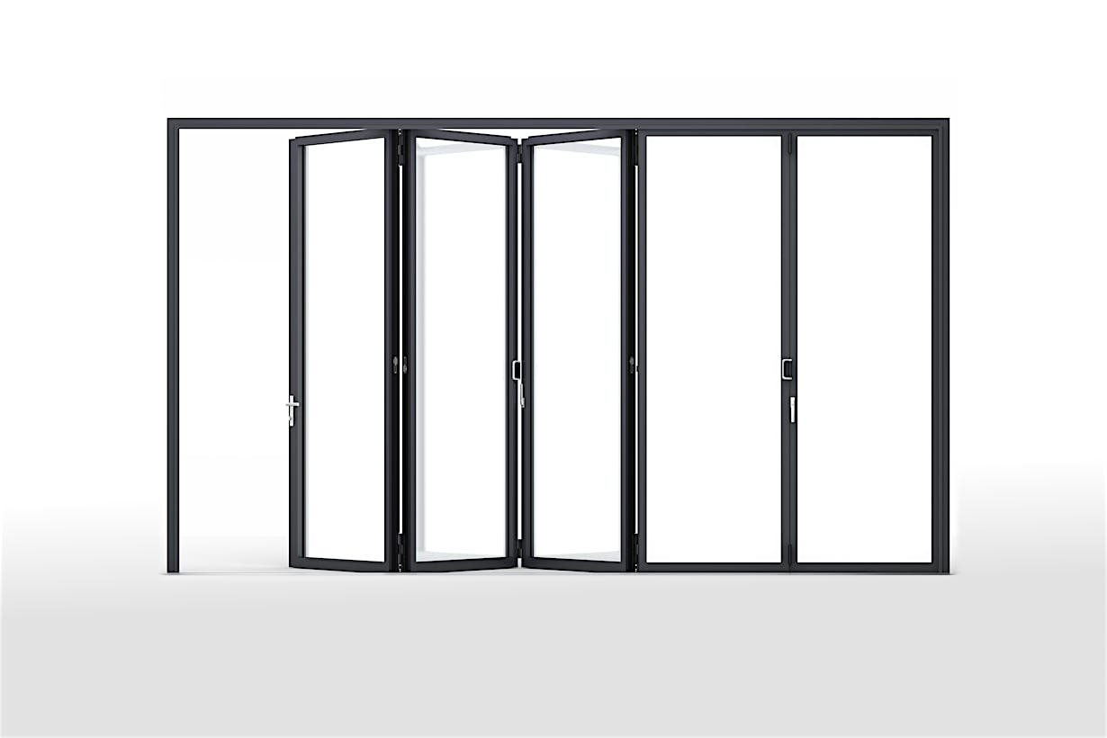 slimmest framed folding glass walls