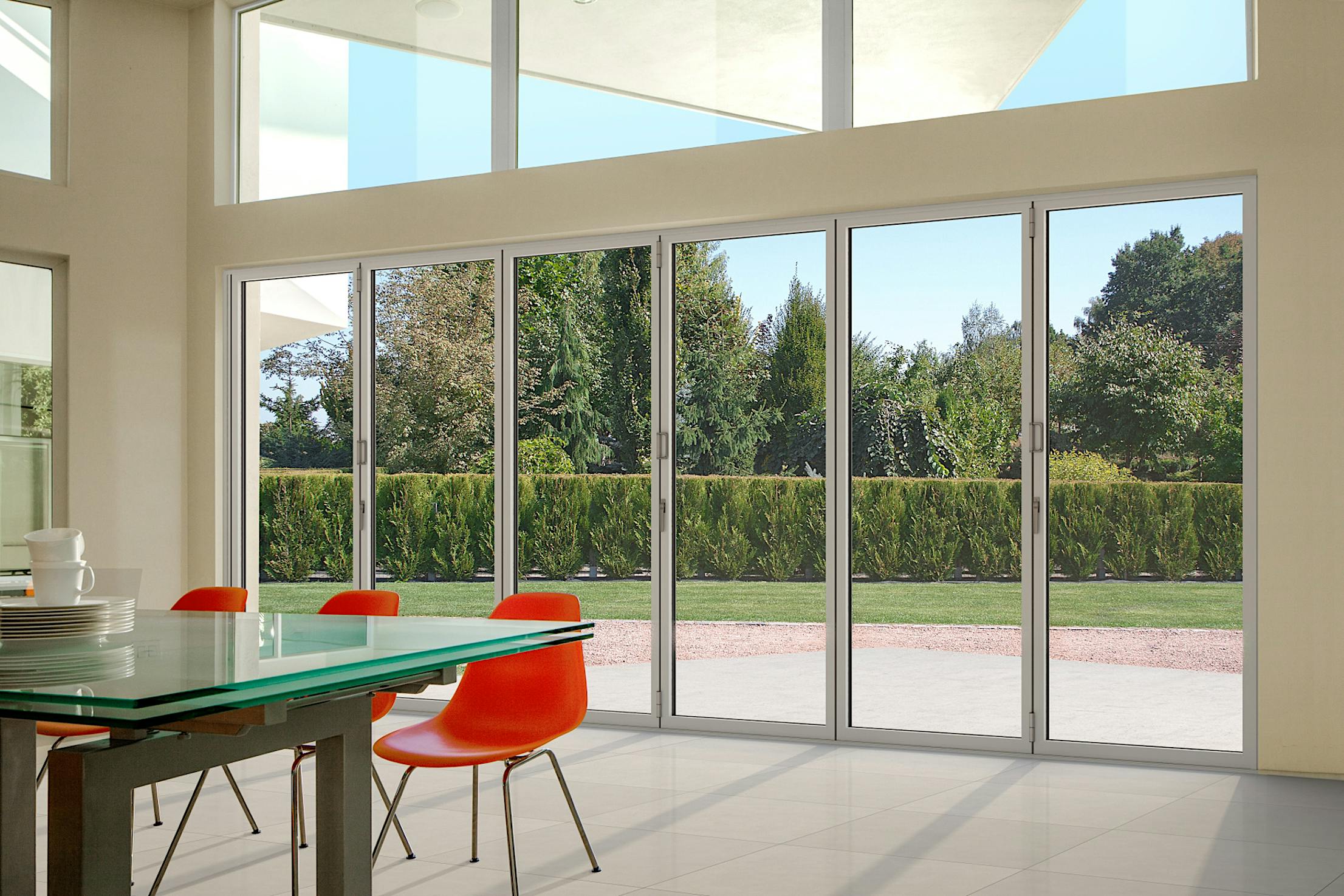 Generation 4 folding glass walls