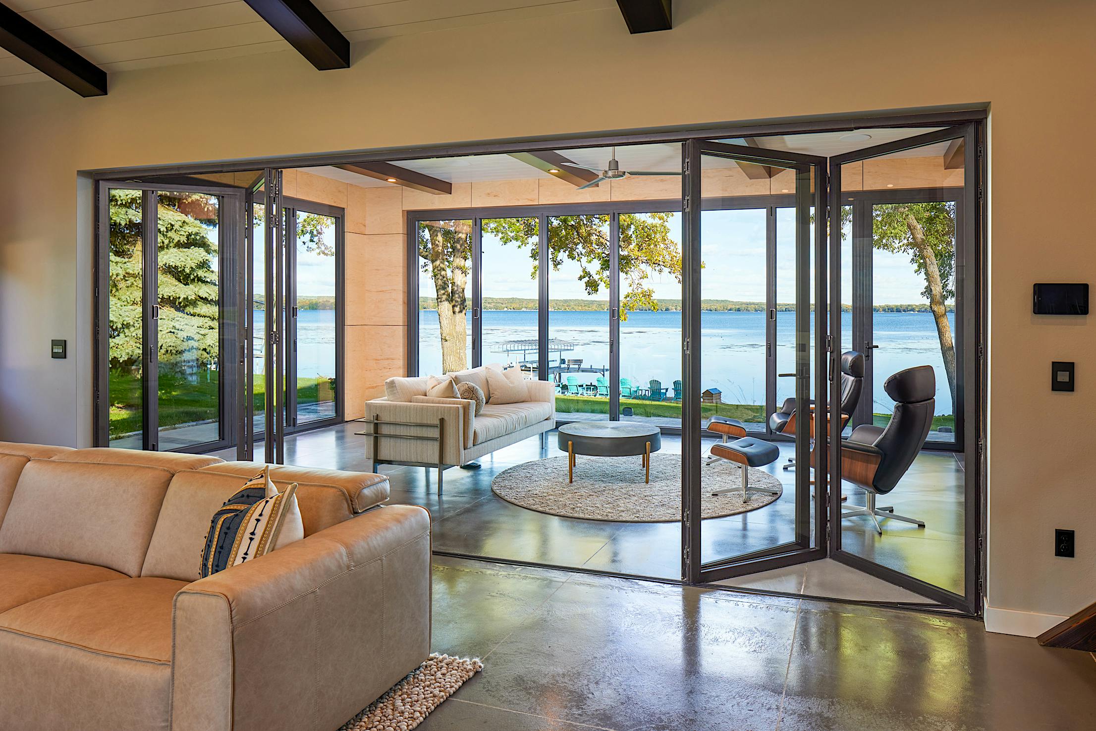 NanaWall folding glass doors