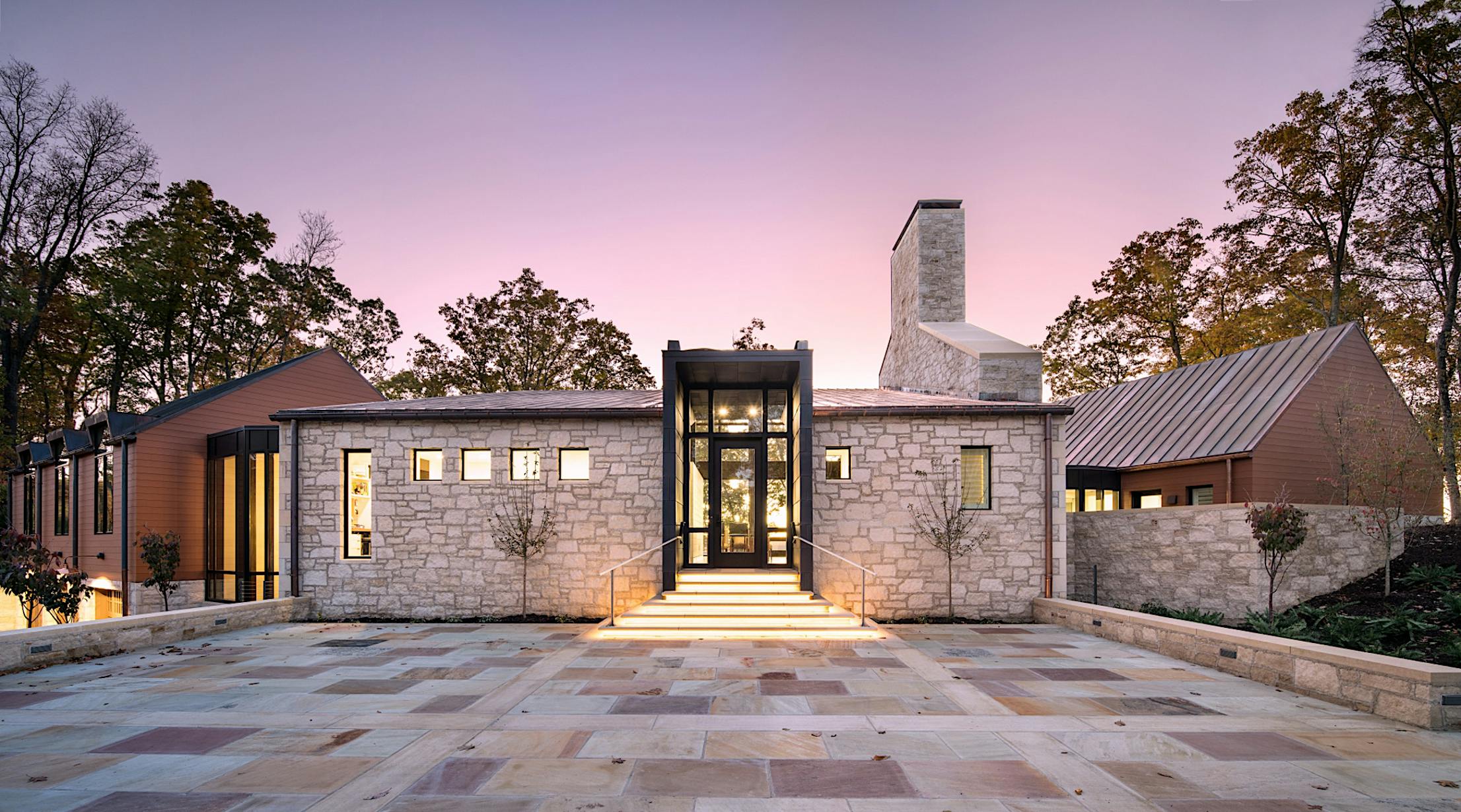 Greenbrier home with NanaWall minimal sliding glass walls