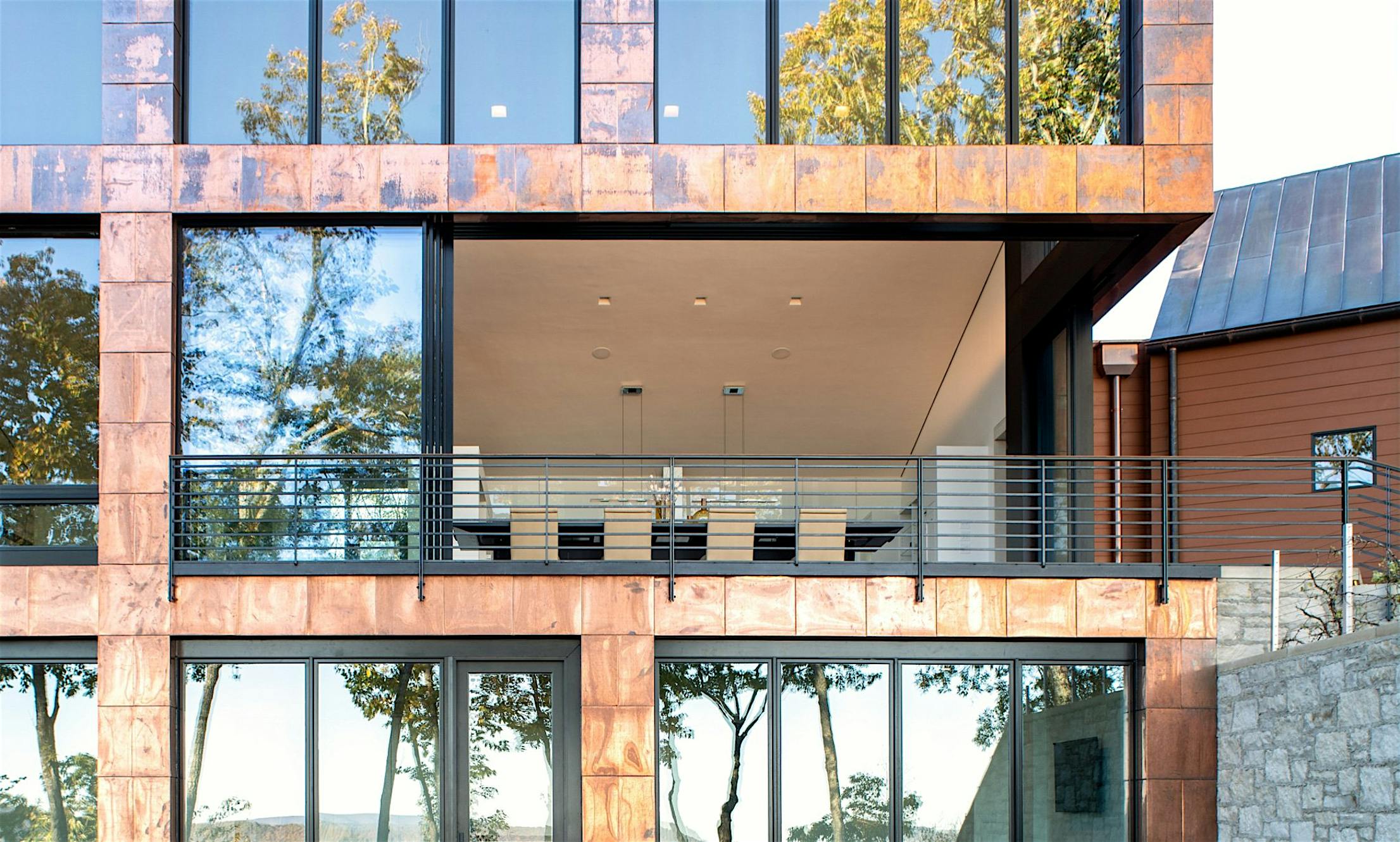 cero minimal sliding glass walls