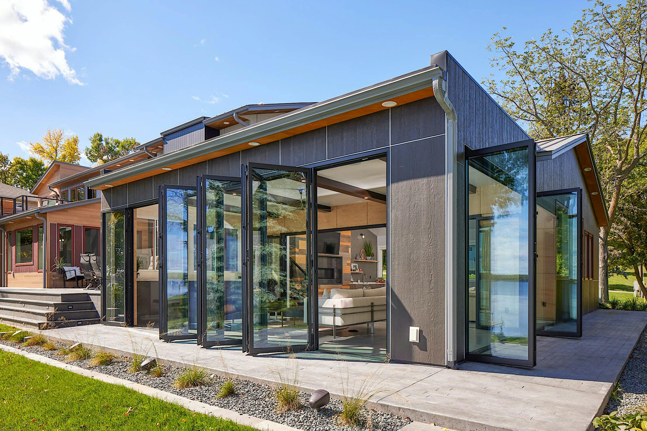 Generation 4 retractable glass walls