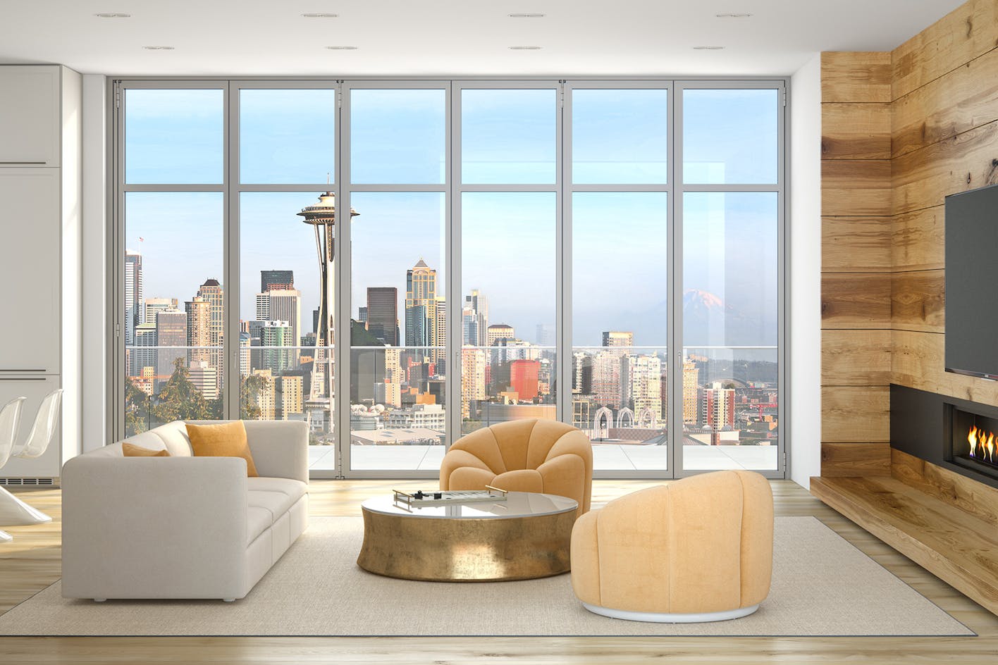 multifamily opening glass walls