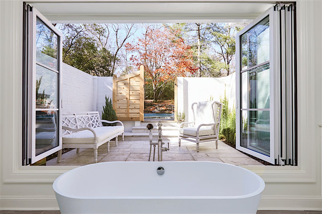 window sized operable glass walls