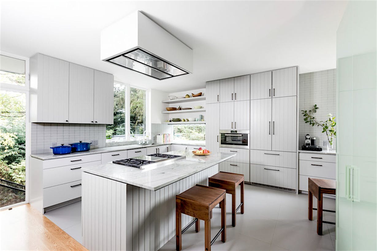 kitchen reno with bifold doors