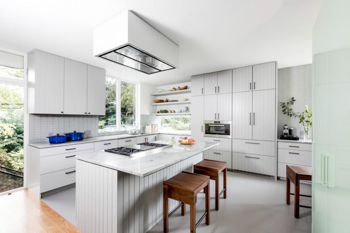 kitchen reno with bifold doors
