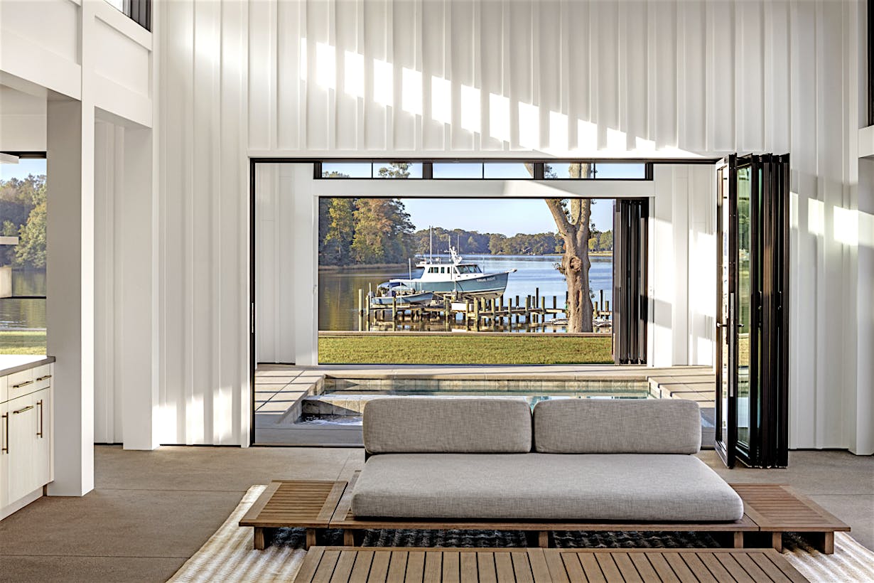 aluminum retractable glass doors