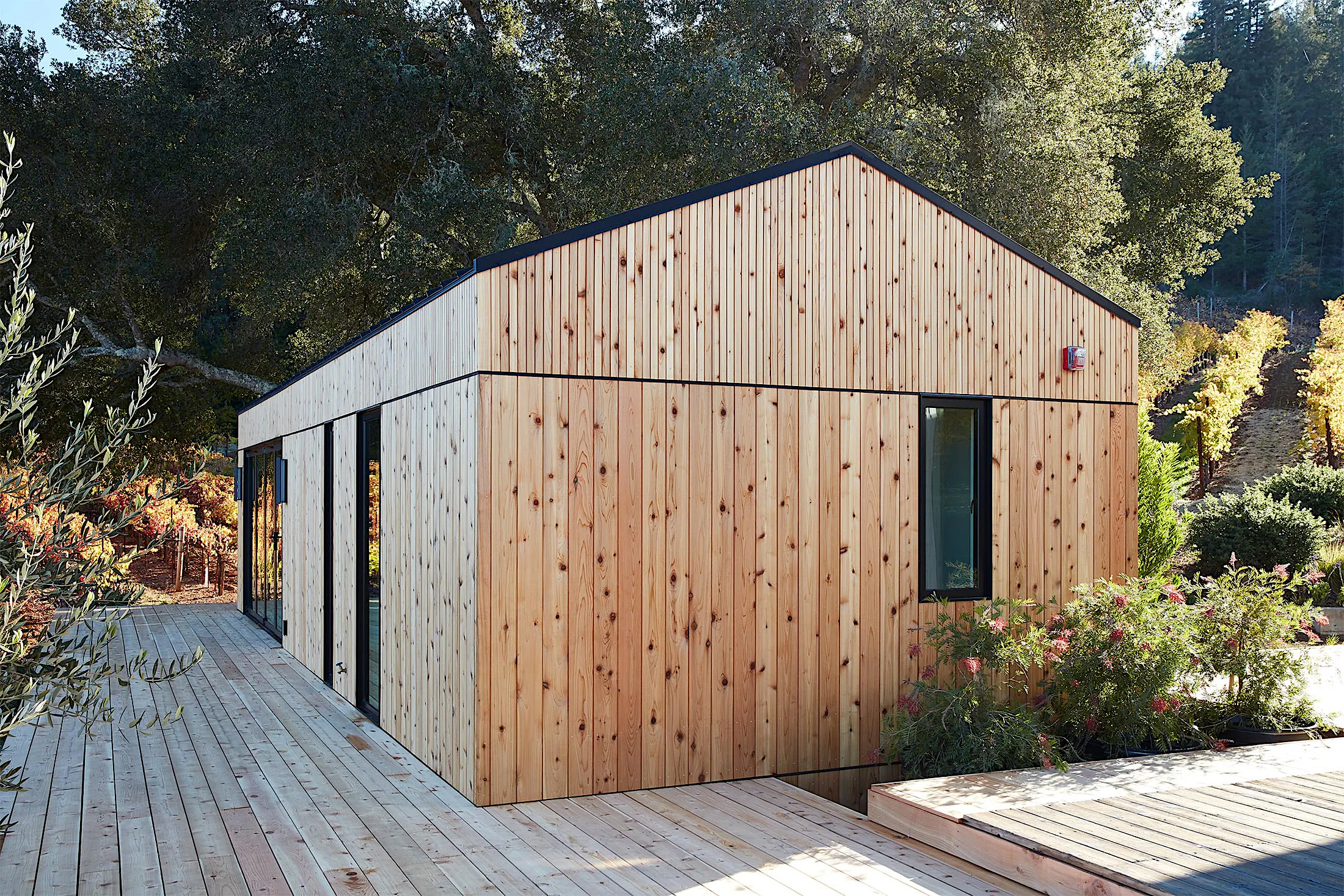 House Dulo Dwell House: ADU with a Clean Aesthetic and Opening Glass Walls