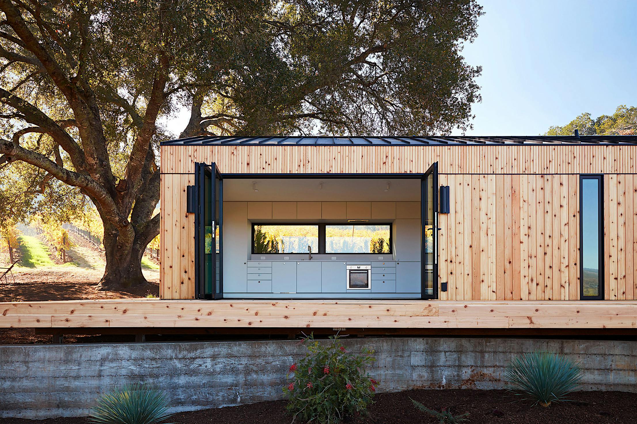 NanaWall opening glass wall Dwell House