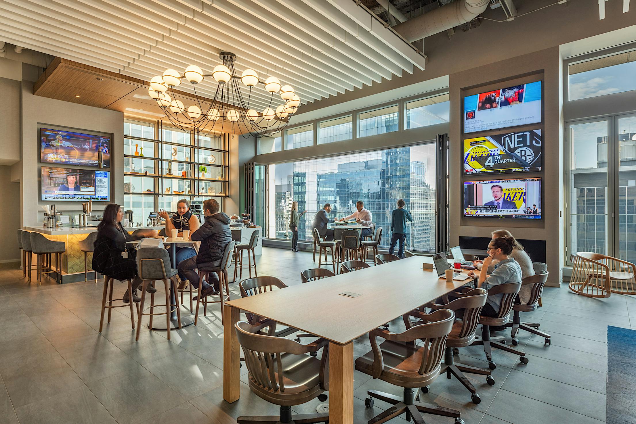 high-rise bifolding glass walls