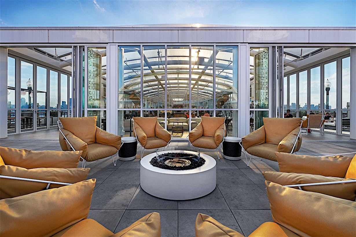 Commercial glass walls