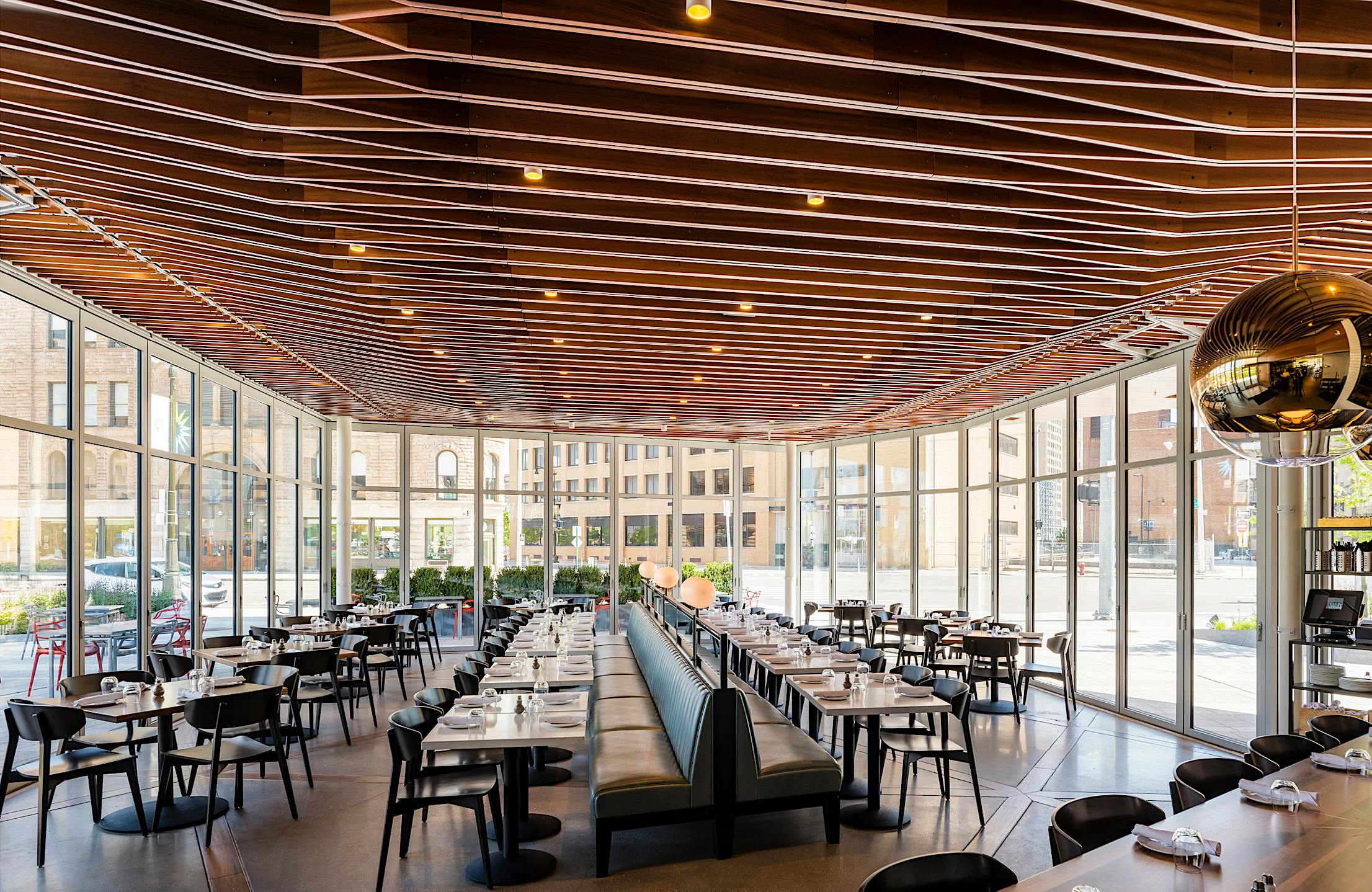 restaurant commercial glass walls