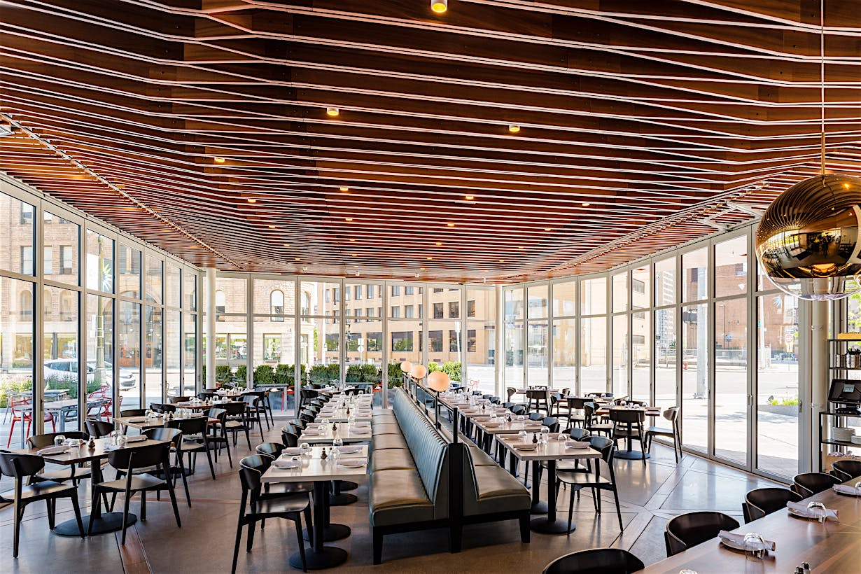 restaurant commercial glass walls