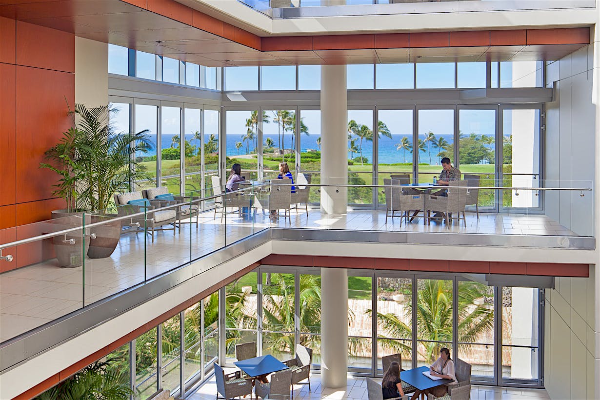 university of hawaii with NanaWall exterior retractable glass walls